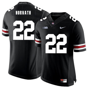 Ohio State Les Horvath 22 Black 2 Football Jersey