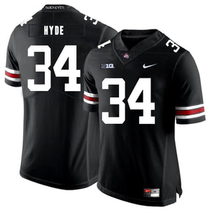 Ohio State Carlos Hyde 34 Black 2 Football Jersey