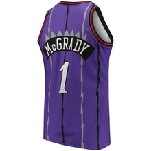 Load image into Gallery viewer, Tracy Mcgrady Toronto Raptors Mitchell &amp; Ness Road 1998/99 Hardwood Classics Authentic Jersey - Purple