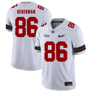 Ohio State Jeff Heuerman 86 White Football Jersey