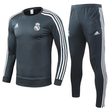 Load image into Gallery viewer, Real Madrid Football Kits Replica Long Sleeves Jerseys And Pants 2018-2019 - Round Neck Long Sleeves and Training Pants