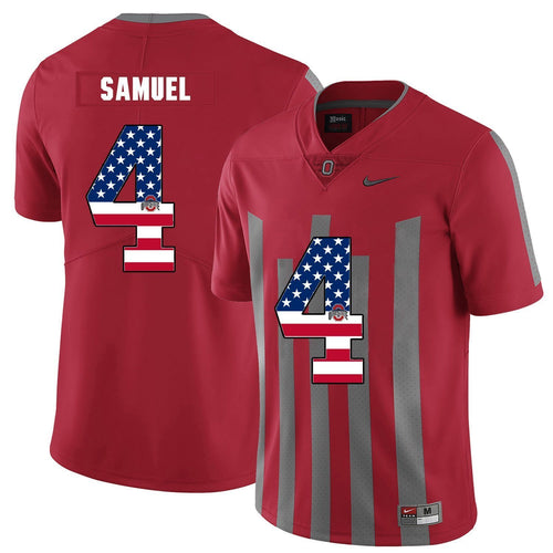 Ohio State Curtis Samuel 4 American Flag Red 2 Football Jersey