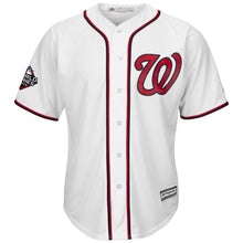 Load image into Gallery viewer, Trea Turner Washington Nationals Majestic 2019 World Series Bound Cool Base Player Jersey - White MLB Jersey