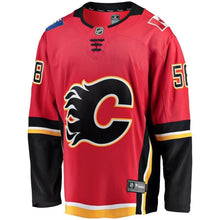 Load image into Gallery viewer, Oliver Kylington Calgary Flames Home Breakaway Player Jersey - Red NHL Jersey