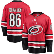 Load image into Gallery viewer, Teuvo Teravainen Carolina Hurricanes Breakaway Player Jersey - Red NHL Jersey