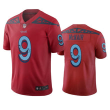 Load image into Gallery viewer, Tennessee Titans Steve Mcnair Red City Edition Jersey NFL Jersey