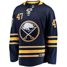 Load image into Gallery viewer, Zach Bogosian Buffalo Sabres Breakaway Player Jersey - Navy NHL Jersey