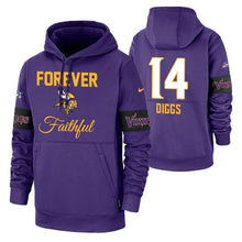 Load image into Gallery viewer, Stefon Diggs 14 Vikings Forever Faithful Hoodie NFL Men's Hoodie