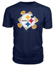Load image into Gallery viewer, Pittsburgh-Steelers Puzzle Collection T-Shirt 2018 - Guys Tee