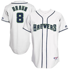 Load image into Gallery viewer, Ryan Braun Milwaukee Brewers 1994 Throwback Turn Back The Clock Flex Base Jersey - White