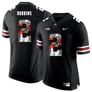 Ohio State J.K Dobbins 2 Digital Art Black 2 Football Jersey