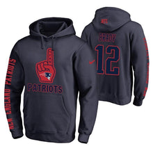 Load image into Gallery viewer, Tom Brady  #12 Patriots No.1 Fan Pullover Hoodie NFL Men's Hoodie