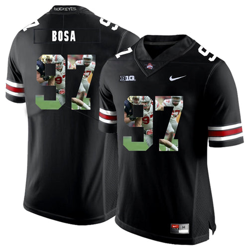 Ohio State Joey Bosa 97 Digital Art Black 2 Football Jersey