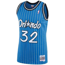 Load image into Gallery viewer, Shaquille O'neal Orlando Magic Mitchell &amp; Ness 1994-95 Hardwood Classics Swingman Jersey – Blue