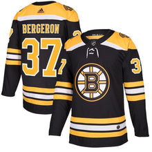Load image into Gallery viewer, Patrice Bergeron Boston Bruins Player Jersey - Black NHL Jersey