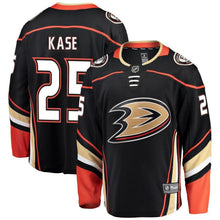 Load image into Gallery viewer, Ondrej Kase Anaheim Ducks Breakaway Player Jersey - Black NHL Jersey