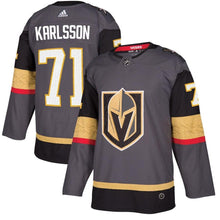 Load image into Gallery viewer, William Karlsson Vegas Golden Knights Player Jersey - Gray NHL Jersey