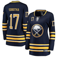 Load image into Gallery viewer, Vladimir Sobotka Buffalo Sabres Women's Home Breakaway Player Jersey - Navy NHL Women Jersey