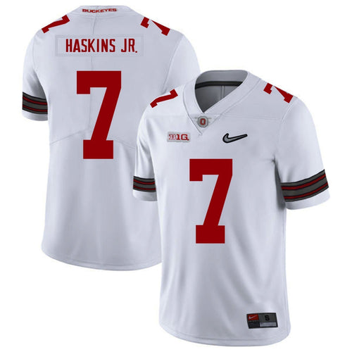 Ohio State Dwayne Haskins 7 White Football Jersey