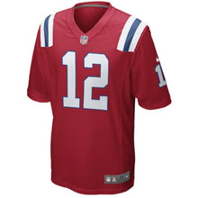 Load image into Gallery viewer, Tom Brady New England Patriots Alternate Game Jersey - Red