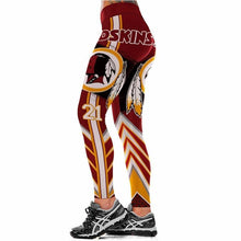 Load image into Gallery viewer, Washington Redskins Slim Fitness 3D Printing Leggings