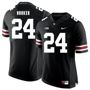 Ohio State Malik Hooker 24 Black 2 Football Jersey