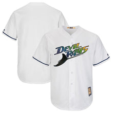 Load image into Gallery viewer, Tampa Bay Rays Tampa Bay Rays Majestic Turn Back The Clock Home Cooperstown Collection Cool Base Team Jersey