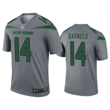 Load image into Gallery viewer, Sam Darnold Jets Inverted Legend Gray Men Jersey - NFL Jersey