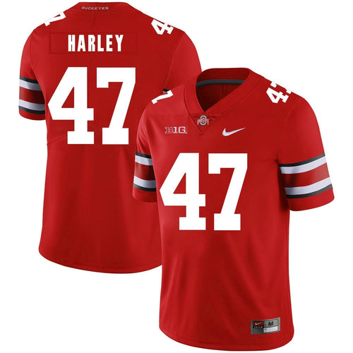 Ohio State Chic Harley 47 Red 2 Football Jersey