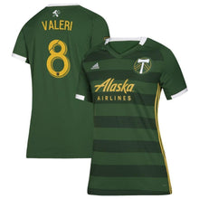 Load image into Gallery viewer, Women&#39;s Portland Timbers Diego Valeri Green 2019 Primary Player Jersey