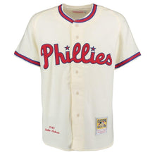 Load image into Gallery viewer, Robin Roberts 1948 Philadelphia Phillies Mitchell &amp; Ness Throwback Jersey - Cream