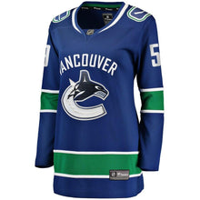 Load image into Gallery viewer, Tim Schaller Vancouver Canucks  Women's Home Breakaway Player Jersey - Blue NHL Women Jersey