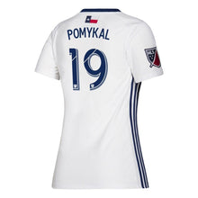 Load image into Gallery viewer, Women's Fc Dallas Paxton Pomykal White 2019 Secondary Player Jersey