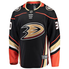 Load image into Gallery viewer, Ryan Miller Anaheim Ducks Breakaway Player Jersey - Black NHL Jersey
