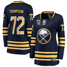 Load image into Gallery viewer, Tage Thompson Buffalo Sabres Women's Home Breakaway Player Jersey - Navy NHL Women Jersey