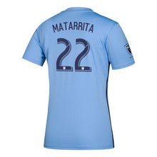 Load image into Gallery viewer, Women&#39;s New York City Fc Ronald Matarrita Blue 2019 Primary Player Jersey