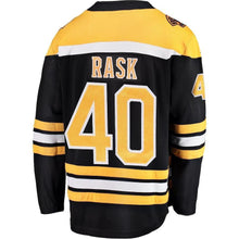 Load image into Gallery viewer, Tuukka Rask Boston Bruins 2019 Stanley Cup Final Bound  Youth Home Breakaway Player Jersey - Black