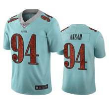 Load image into Gallery viewer, Seattle Seahawks Ezekiel Ansah Light Blue City Edition Jersey NFL Jersey