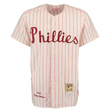 Load image into Gallery viewer, Richie Ashburn 1950 Philadelphia Phillies Mitchell &amp; Ness Throwback Jersey - Cream/Red