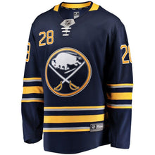 Load image into Gallery viewer, Zemgus Girgensons Buffalo Sabres Breakaway Player Jersey - Navy NHL Jersey