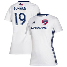 Load image into Gallery viewer, Women's Fc Dallas Paxton Pomykal White 2019 Secondary Player Jersey