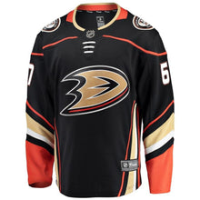 Load image into Gallery viewer, Rickard Rakell Anaheim Ducks Breakaway Player Jersey - Black NHL Jersey