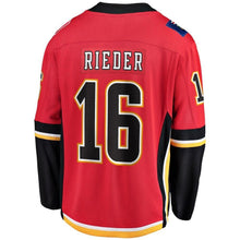 Load image into Gallery viewer, Tobias Rieder Calgary Flames Player Jersey – Red NHL Jersey