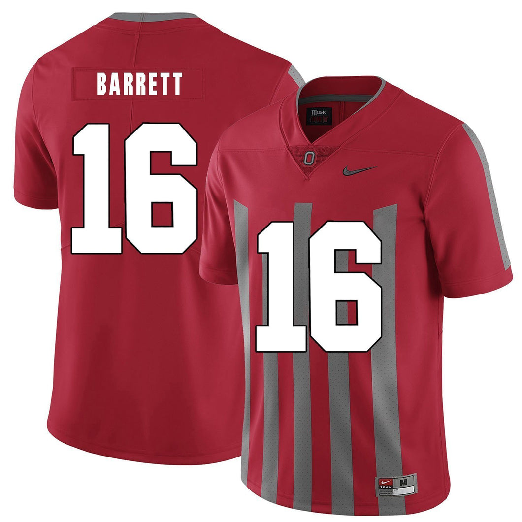 Ohio State J.T. Barrett 16 Red 1 Football Jersey