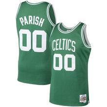 Load image into Gallery viewer, Robert Parish Boston Celtics Mitchell &amp; Ness 1986-87 Hardwood Classics Swingman Jersey – Kelly Green