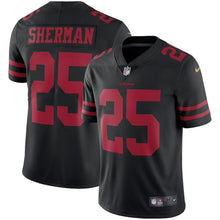 Load image into Gallery viewer, Richard Sherman San Francisco 49Ers Vapor Untouchable Jersey - Black