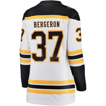 Load image into Gallery viewer, Patrice Bergeron Boston Bruins 2019 Stanley Cup Final Bound Women's Breakaway Player Jersey – White