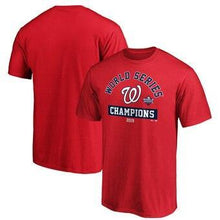 Load image into Gallery viewer, Washington Nationals Majestic 2019 World Series Champions Magic Number T-Shirt - Red MLB T-shirt