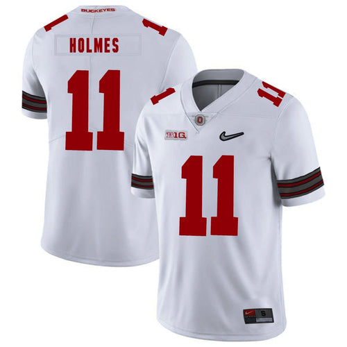 Ohio State Jalyn Holmes 11 White Football Jersey