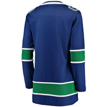 Load image into Gallery viewer, Vancouver Canucks  Women's Breakaway Home Jersey - Blue NHL Women Jersey